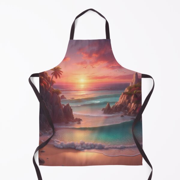 Item preview, Tranquil Shores: Sunset Serenity by the Sea designed and sold by Itsapizzart.