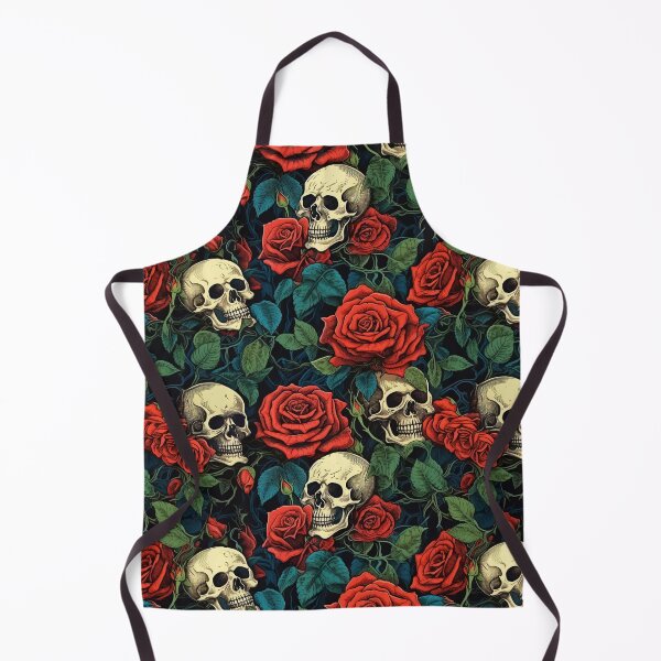 Item preview, Skulls and roses designed and sold by SvarunPogani.