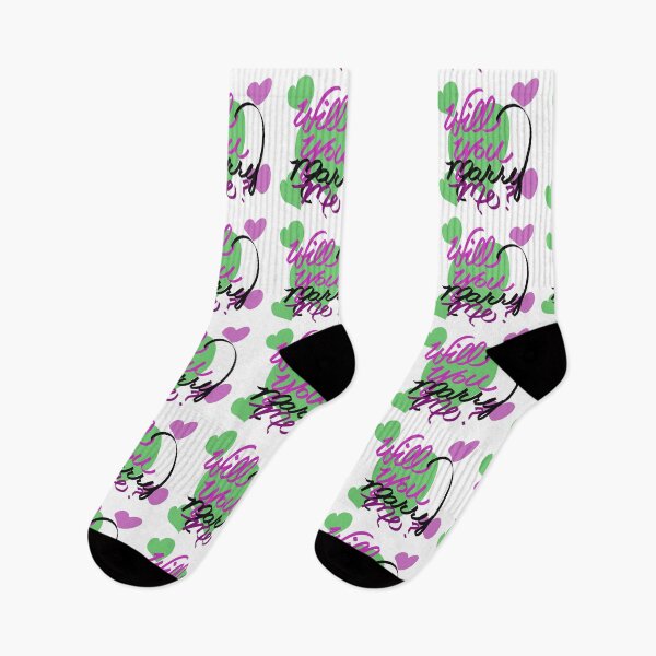 Item preview, Will You Marry Me? In Pink and Green designed and sold by Victoria Rose.