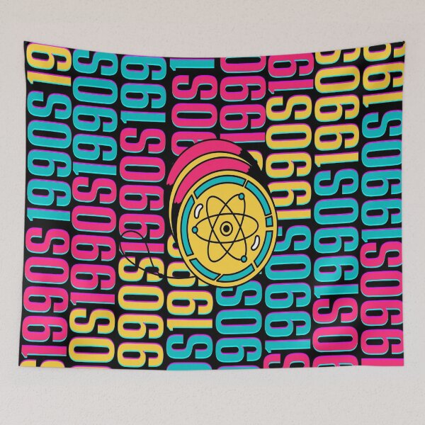 Item preview, 1990s retro design 13 - Black Background designed and sold by PunjabanJatti.