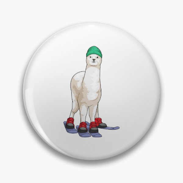 Item preview, Alpaca Skier Ski  designed and sold by Snabdesign84.