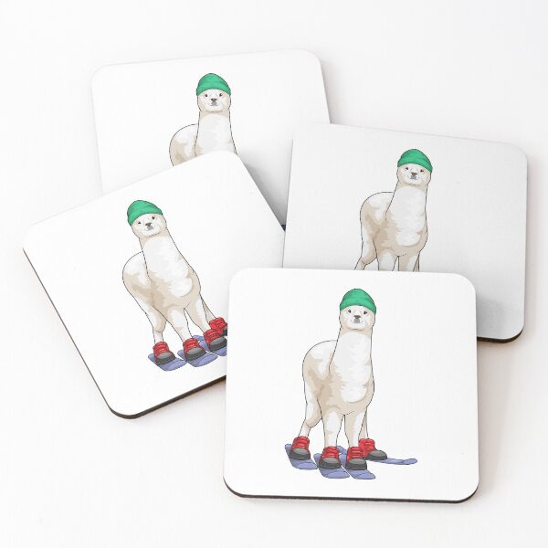 Item preview, Alpaca Skier Ski  designed and sold by Snabdesign84.