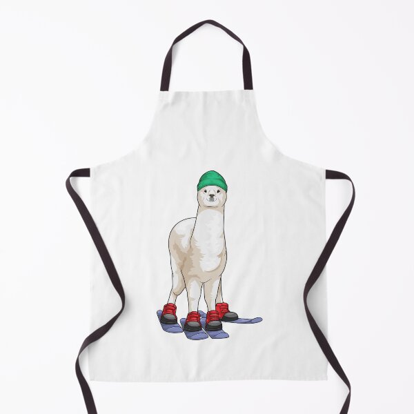 Item preview, Alpaca Skier Ski Winter sports designed and sold by Snabdesign84.