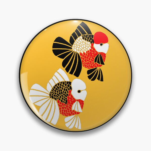Item preview, Tri Color Oranda Goldfish Pair 81523A designed and sold by Nosnah.
