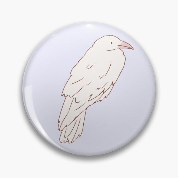 Item preview, White crow art designed and sold by Mayarart.