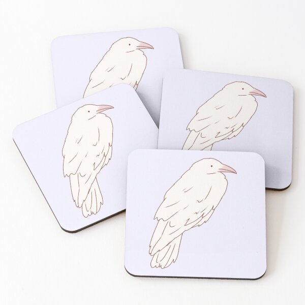 Item preview, White crow art designed and sold by Mayarart.