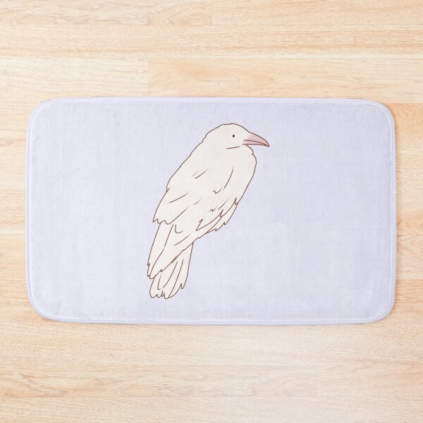 Item preview, White crow art designed and sold by Mayarart.