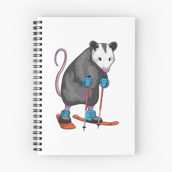 Item preview, Opossum Skier Ski Winter sports designed and sold by Snabdesign84.