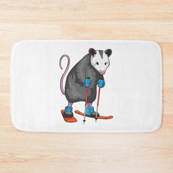 Item preview, Opossum Skier Ski Winter sports designed and sold by Snabdesign84.