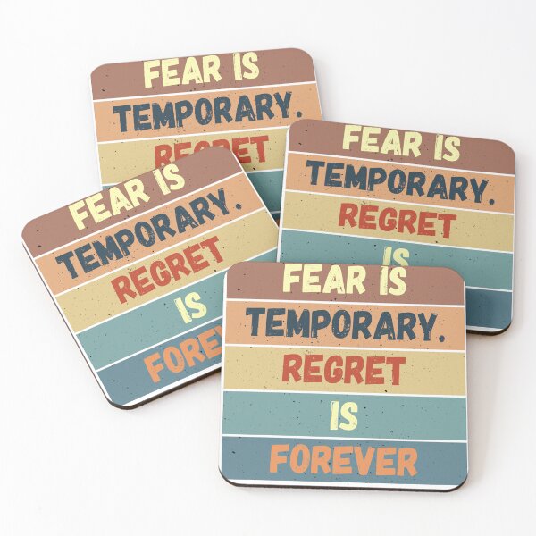 Item preview, Fear is temporary designed and sold by Kingrocker.