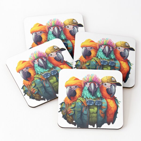 Item preview, Funny DJ parrots  designed and sold by Dreamtodream.