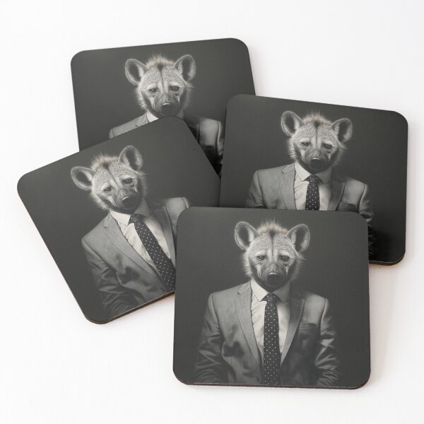 Item preview, Hyena in Business Suit Art designed and sold by redstar19.