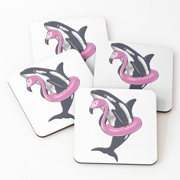 Item preview, Funny Orca Flamingo Pool Party Men Women Kids Beach Summer designed and sold by KsuAnn.
