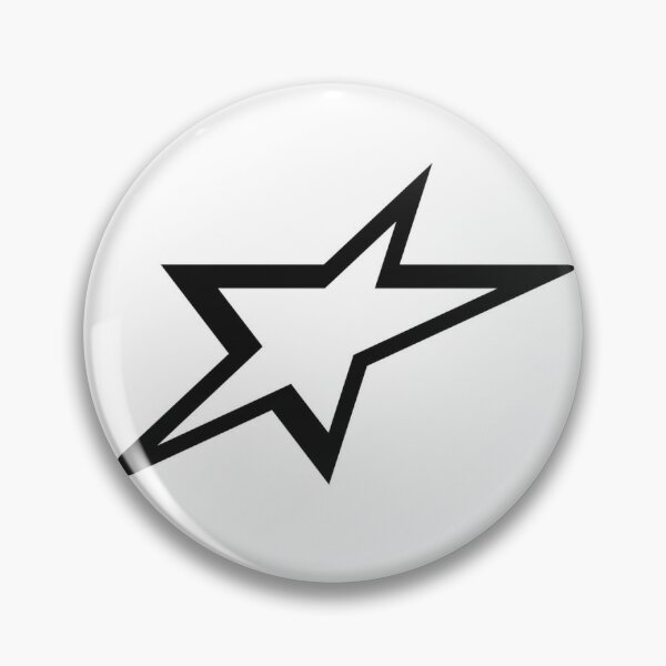 Black Blurry Star - Black Star - Sticker