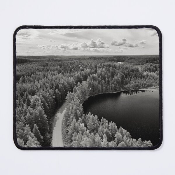 Item preview, The Road in Seitseminen. Kirkaslammi bw designed and sold by Jouko Lehto Photography.