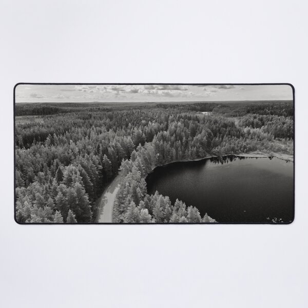 Item preview, The Road in Seitseminen. Kirkaslammi bw designed and sold by Jouko Lehto Photography.