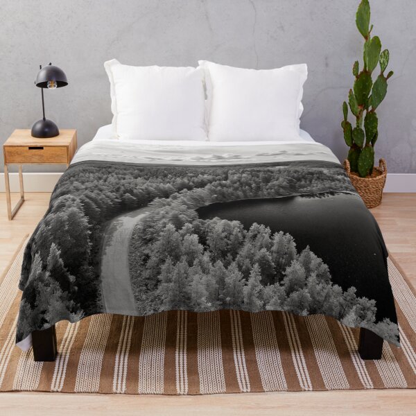 Item preview, The Road in Seitseminen. Kirkaslammi bw designed and sold by Jouko Lehto Photography.