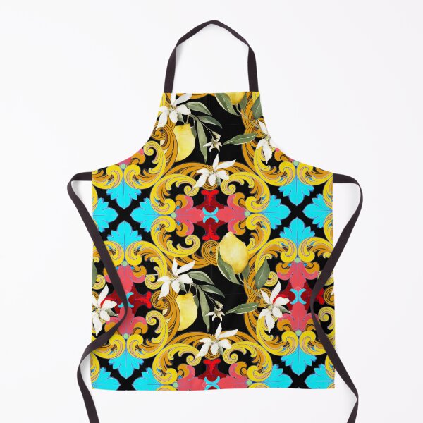 Item preview, Sicilian tiles,mediterranean,blue tiles ,lemons designed and sold by MariaMarinova.