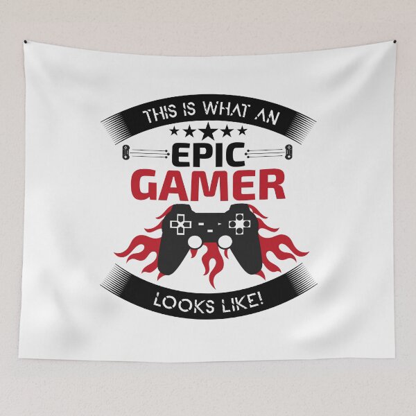 Item preview, Epic Gamer Fire: Mastering the Console Realm designed and sold by BNCH44.