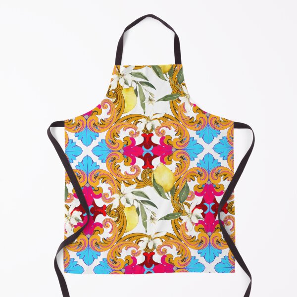 Item preview, Sicilian tiles,mediterranean,blue tiles ,lemons designed and sold by MariaMarinova.