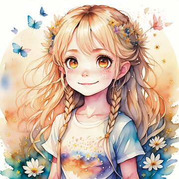 Little Anime Girl by SmileySprinkleKawaii on DeviantArt