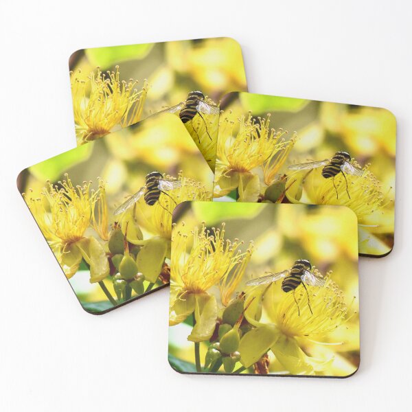 Item preview, Bee gathering pollen designed and sold by keithmilligan.