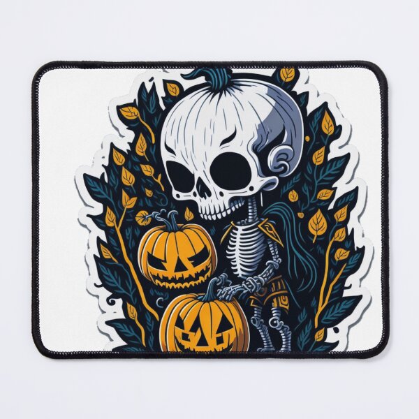 Item preview, Spooky Cute Ghost Skeleton Pumpkin Holloween Popart Design  designed and sold by ShopSunday.