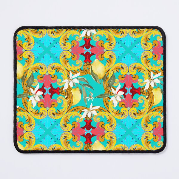 Item preview, Sicilian tiles,mediterranean,blue tiles ,lemons  designed and sold by MariaMarinova.