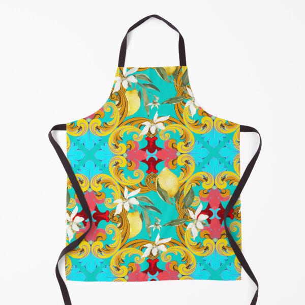 Item preview, Sicilian tiles,mediterranean,blue tiles ,lemons designed and sold by MariaMarinova.