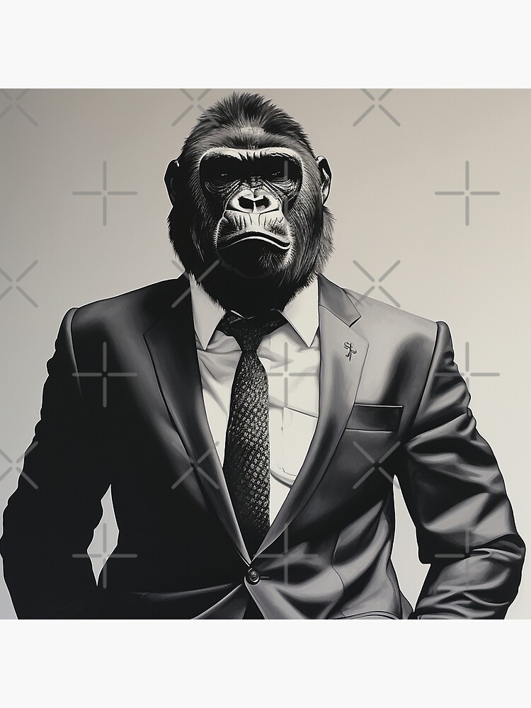 Another Gorilla Wearing a Tie