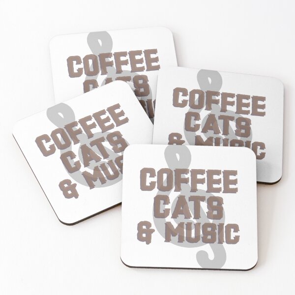 Item preview, Coffee Cats & Music designed and sold by erenton.