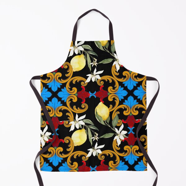 Item preview, Sicilian tiles,mediterranean,blue tiles ,lemons designed and sold by MariaMarinova.