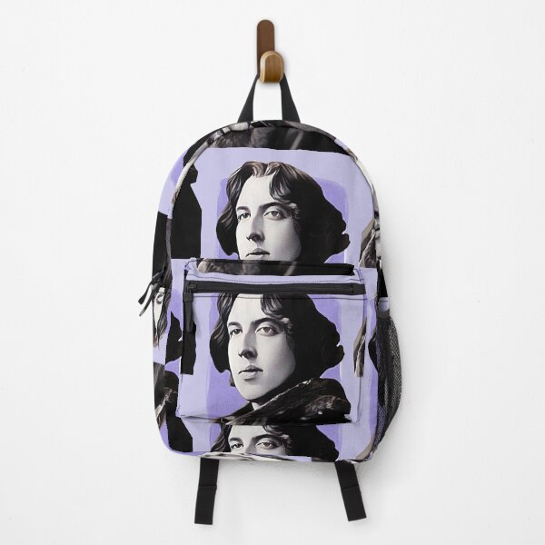 Item preview, Irish Playwright Oscar Wilde - purple - illustration  designed and sold by Litstoy.
