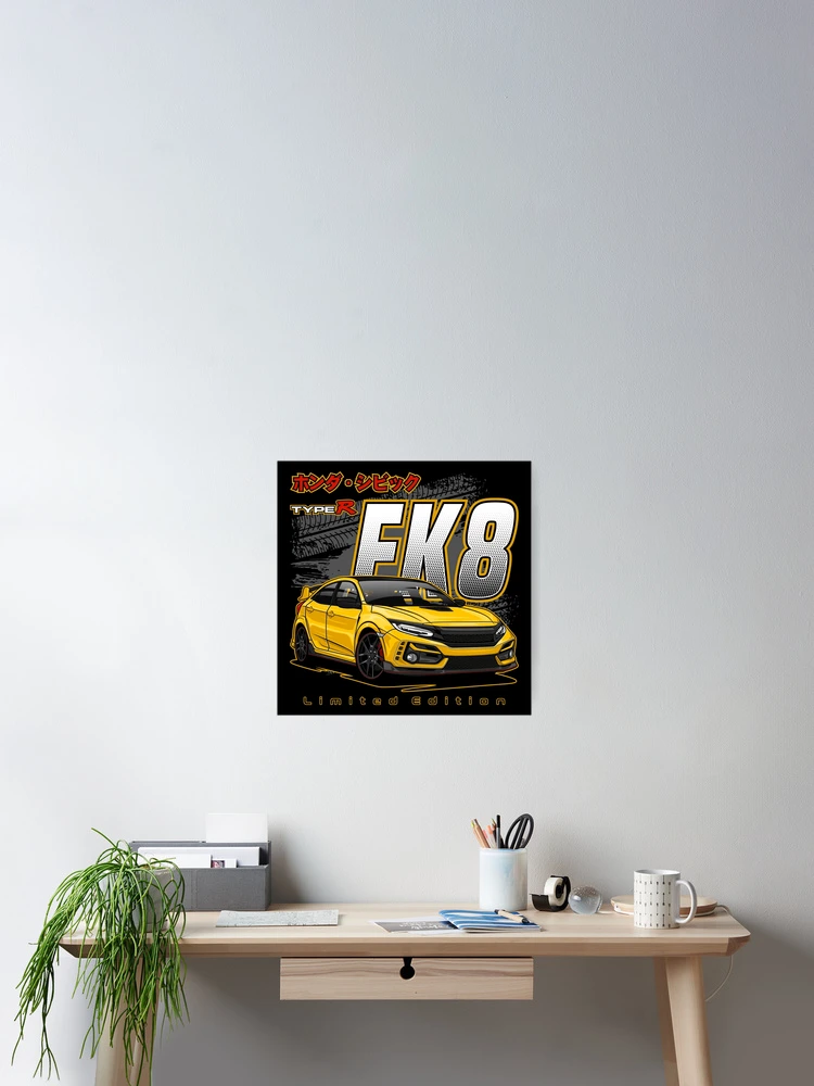 Thumbnail 2 of 3, Poster, Civic FK8 Type R designed and sold by RAS-77.