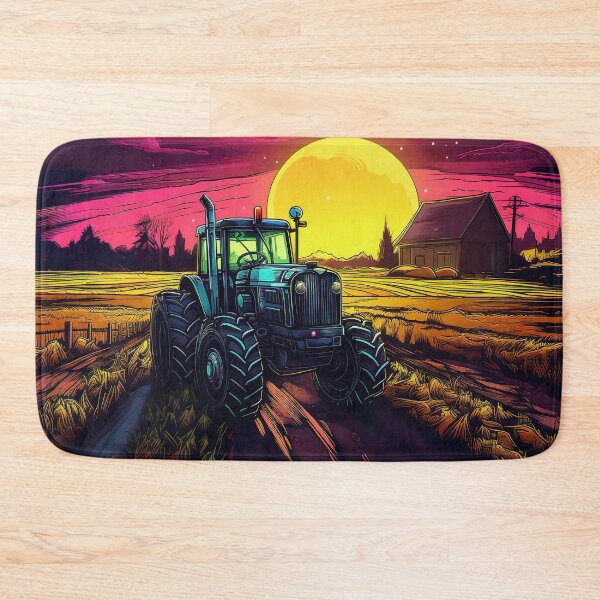 Item preview, Sunset And Tractor designed and sold by jenmountainen.
