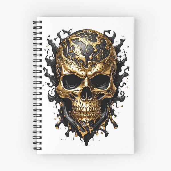 Item preview, Gold skull designed and sold by Aveyana.