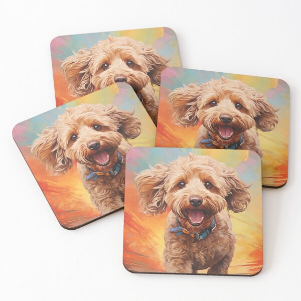 Item preview, Cockapoo Dog Painting designed and sold by Steven Coman.