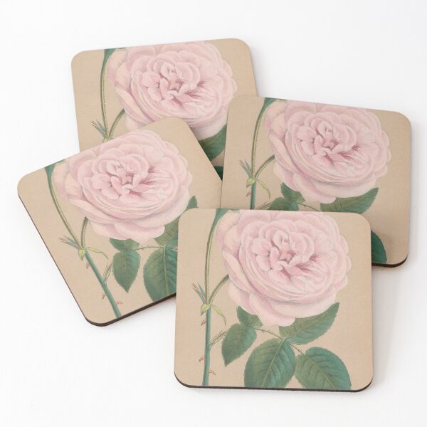 Item preview, Vintage pink rose digital print designed and sold by dcrc.