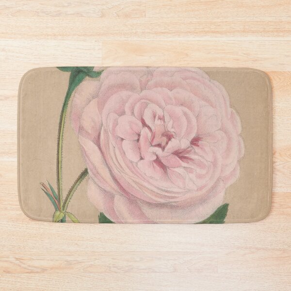Item preview, Vintage pink rose digital print designed and sold by dcrc.
