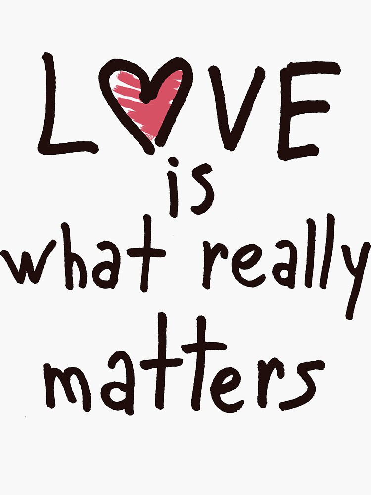 Love is what really matters by syrykh
