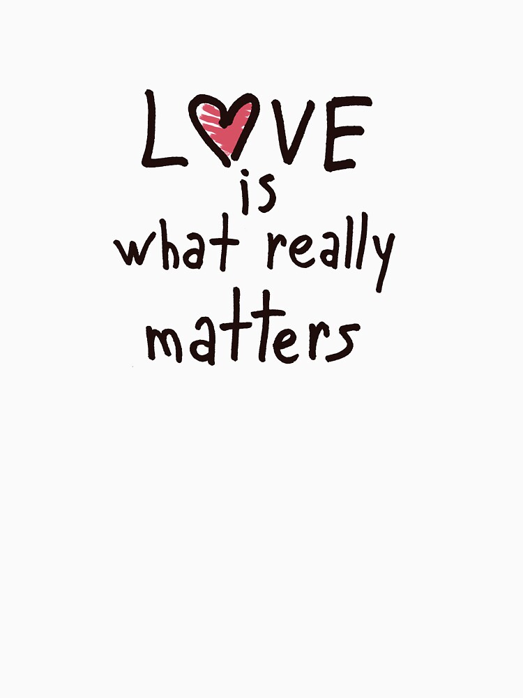 Love is what really matters by syrykh