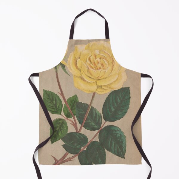 Item preview, Vintage yellow rose digital print designed and sold by dcrc.