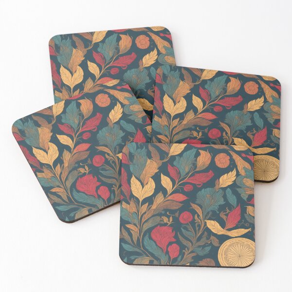 Item preview, Warm color intricate vintage motifs designed and sold by CoolPixels.
