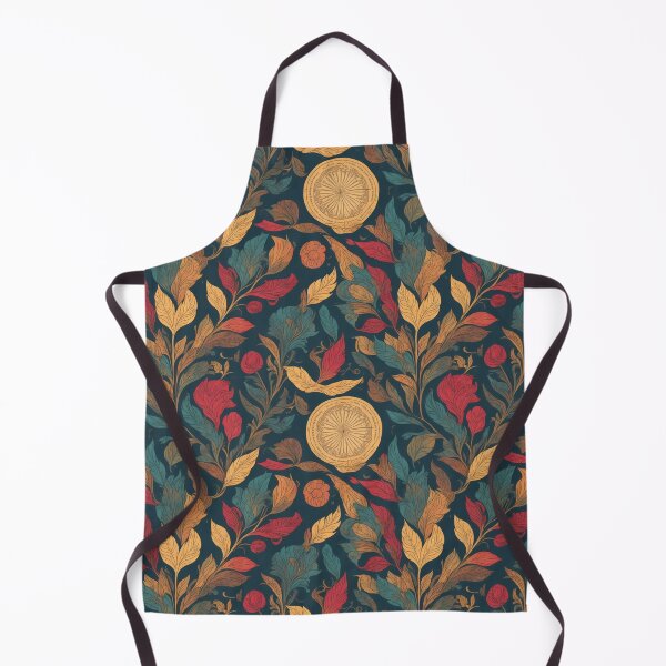 Item preview, Warm color intricate vintage motifs designed and sold by CoolPixels.
