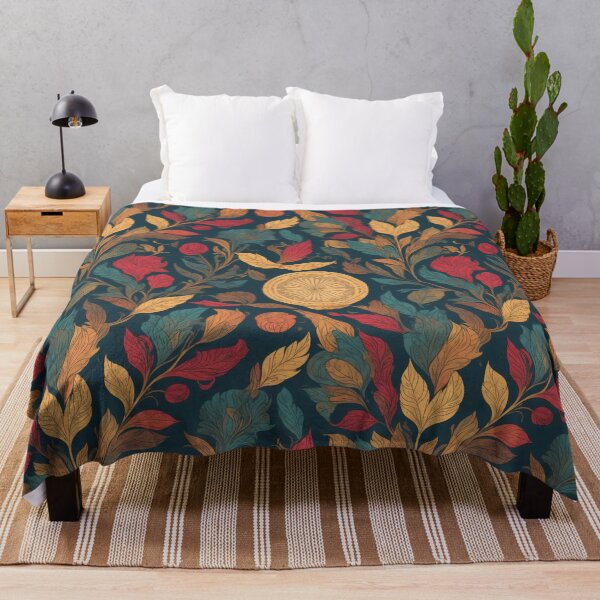 Item preview, Warm color intricate vintage motifs designed and sold by CoolPixels.