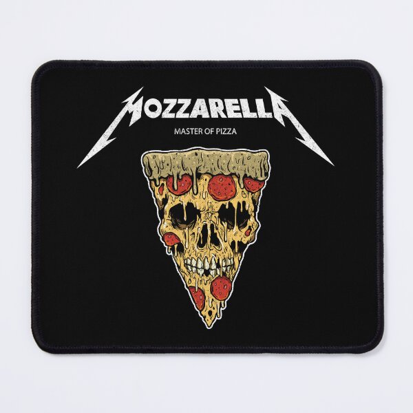Item preview, Pizza and Heavy metal, (Mozzarella Master of Pizza) designed and sold by boec gear.