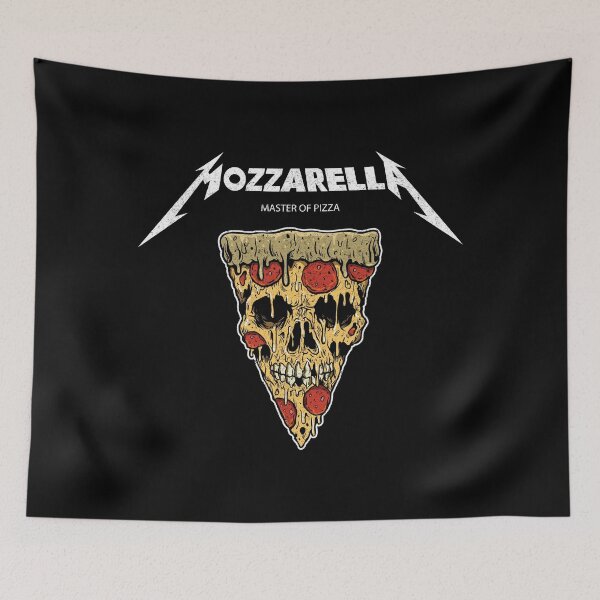 Item preview, Pizza and Heavy metal, (Mozzarella Master of Pizza) designed and sold by boec gear.