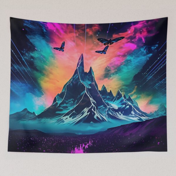 Item preview, "Celestial Mountain Whispers" designed and sold by Art-Vortex-fr.
