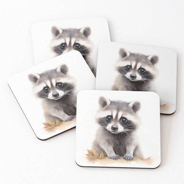 Item preview, Raccoon Lover - Cute Raccoon  designed and sold by baby-animal-art.