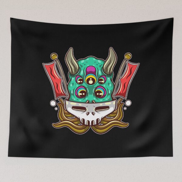 Item preview, flag-bearing monster designed and sold by behold27.
